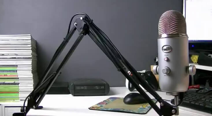 microphone desk mounted stand