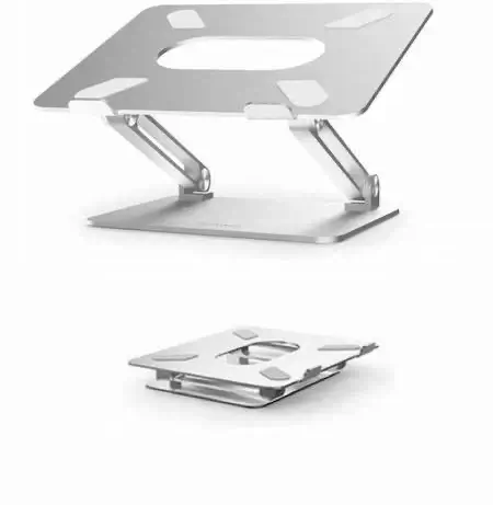 Aluminum laptop travel tray