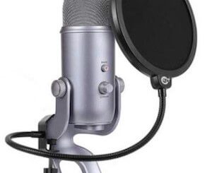 Pop filter for video creating, gaming and podcasts