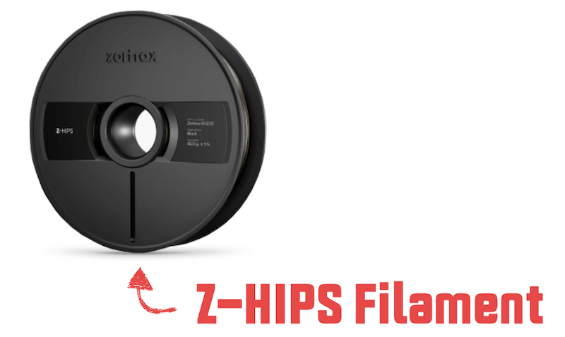 Zortrax HIPS Filament types