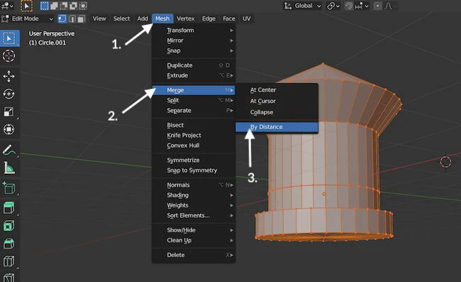 removing double vertices part two