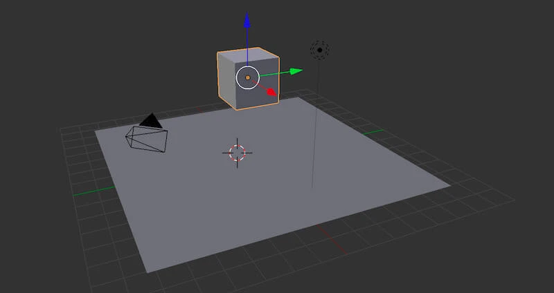 setting up animation scene in Blender