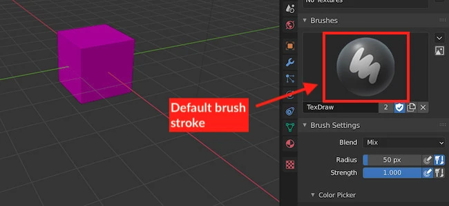 Modifying texture paint brushes