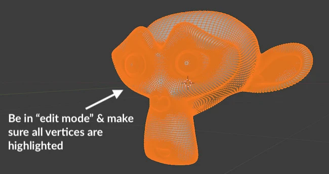 shortcut model decimating Blender