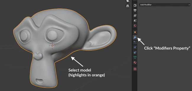 locating decimate modifier blender