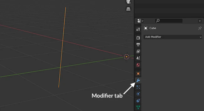 skin modifier is under Blender's modifier tab