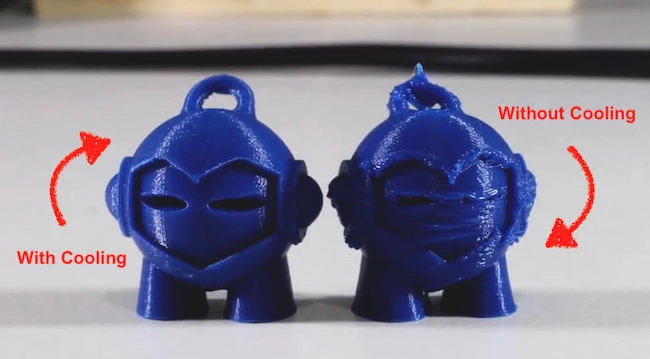 How cooling fans can effect print quality