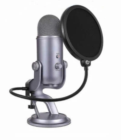 pop filter mask shield for microphone