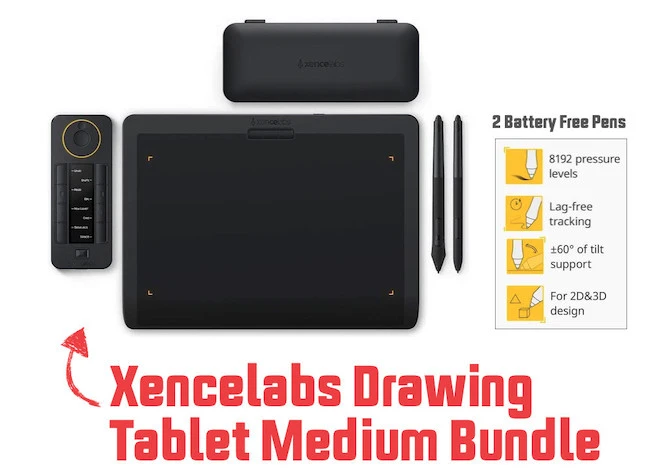 The ultimate drawing tablet bundle for graphic design