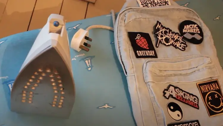 Iron on patches are a quick solution to sewing